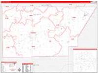 De Witt, Il Carrier Route Wall Map